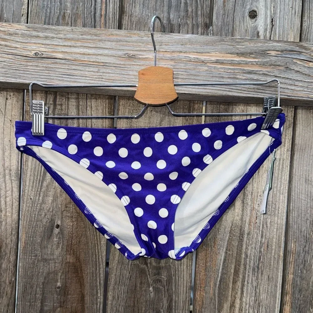 Kate Spade New York Polka Dot Hipster Bikini Bottom Size Large